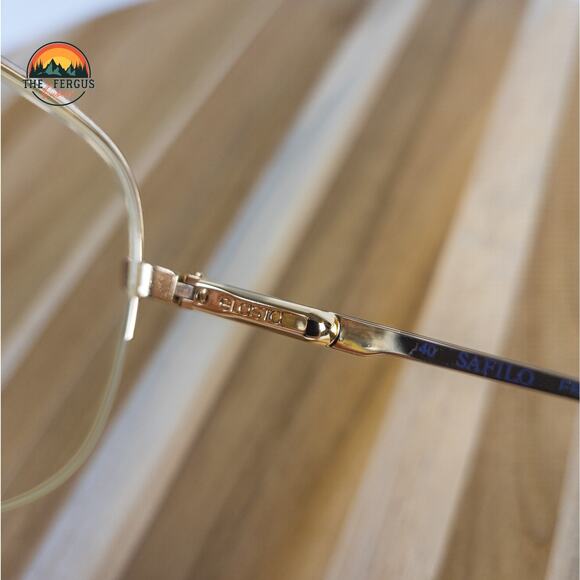 VTG Safilo ELASTA Italy Eyeglass Frames Tortoise Aviator 56[]16 / 5-5 / 3714A/N - Picture 10 of 11